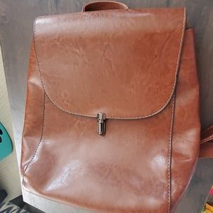 Brown Backpack